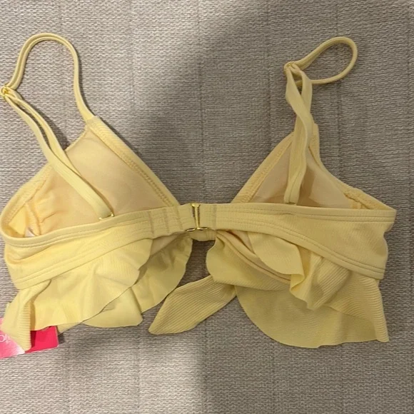 Xhilaration Yellow Bikini Top - Picture 4 of 5